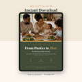 From Purées to Plate: The Multi-Stage Family Meal Guide | Baby, Toddler & Adult Meals from One Pot | Printable PDF