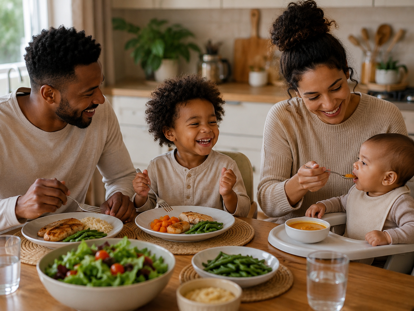 From Purées to Plate: The Multi-Stage Family Meal Guide | Baby, Toddler & Adult Meals from One Pot | Printable PDF